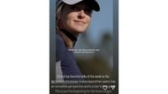 Amanda Balionis shared her excitement after speaking with a future college golfer (Instagram/balionis)
